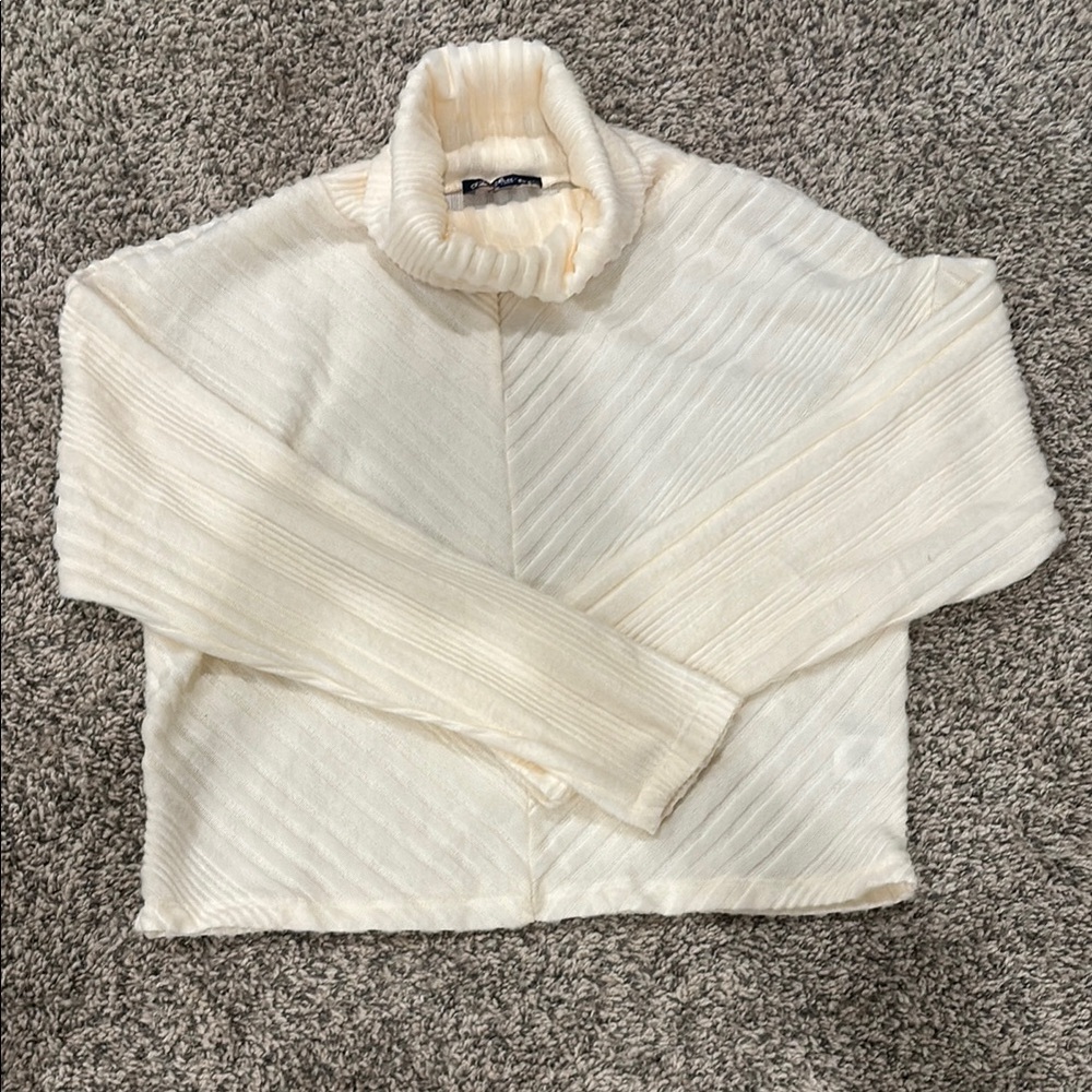 Cozy Cream Turtleneck Sweater